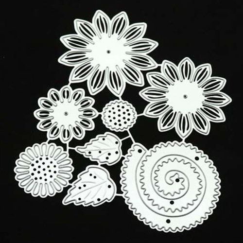 Sunflower Flower Metal Cutting Dies Cut Die Mold Scrapbook Paper Card Craft Sunflower Flower Metal Cutting Dies Cut Die Mold Scrapbook Paper Card Craft